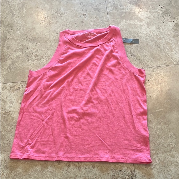 J. Crew Pink Sleeveless Tank Top - Picture 1 of 4